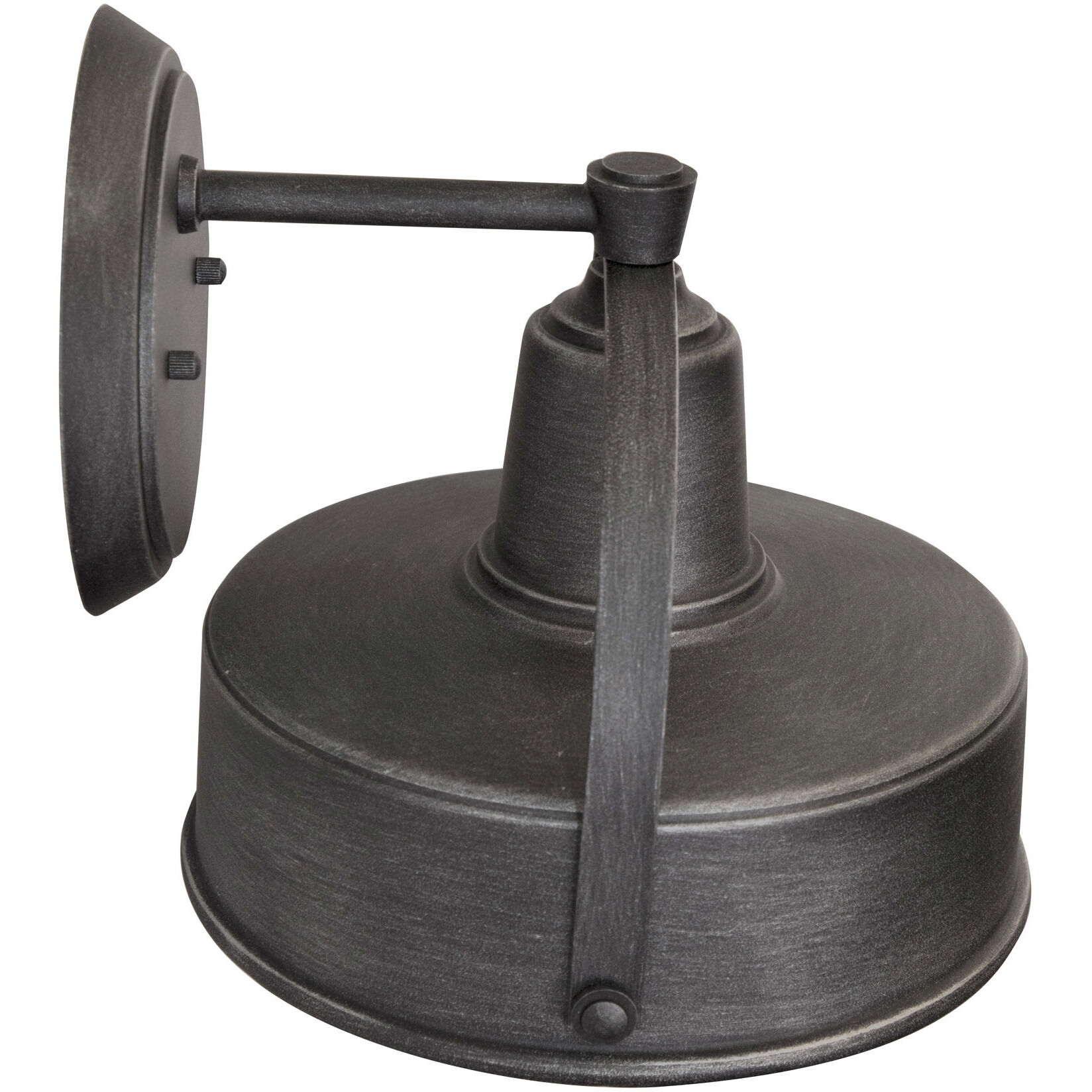 Portland 1 Light 10 inch Weathered Pewter Outdoor Wall Lantern